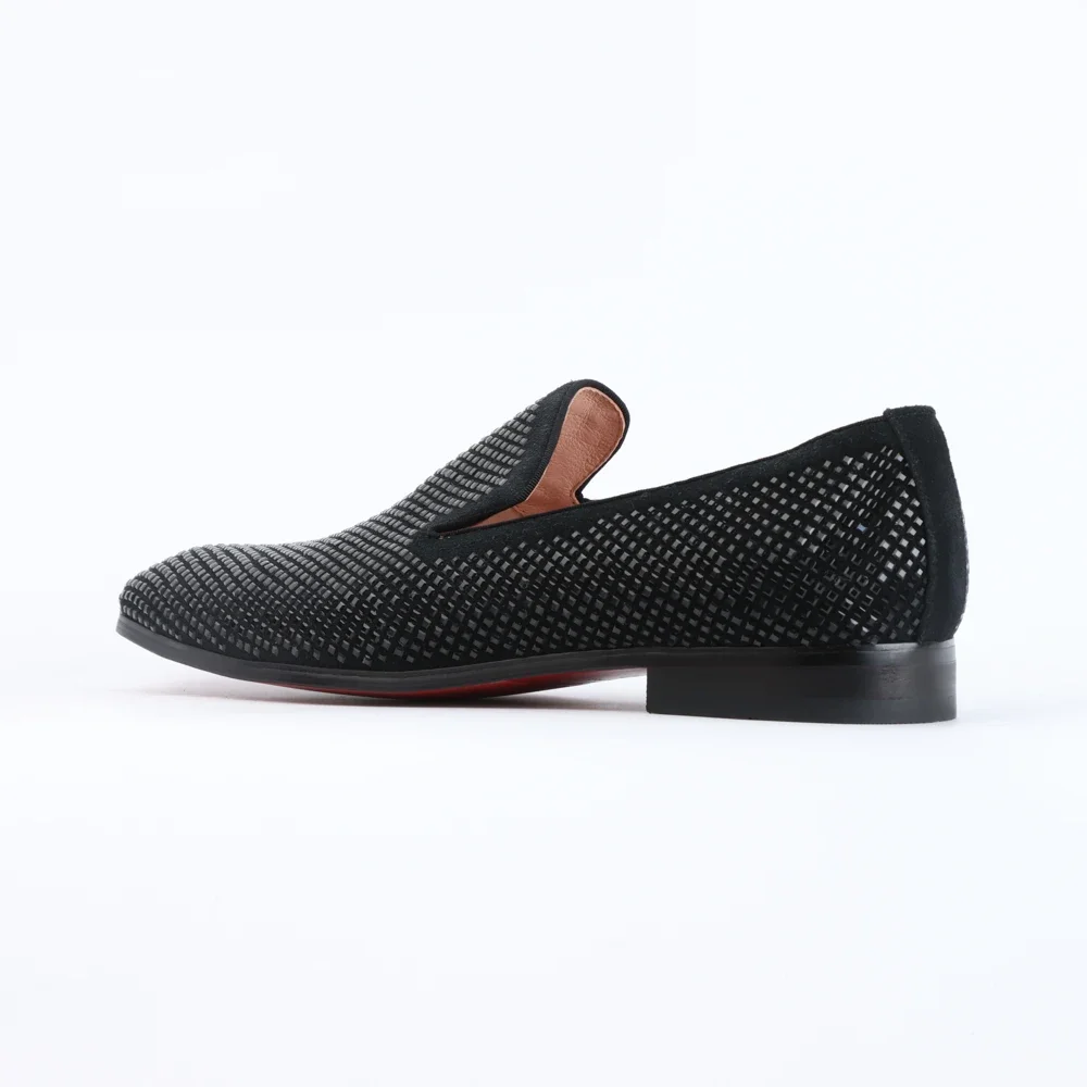 New High-Quality Genuine Cow Leather Fashion Solid Rhinestones Shoes Luxurious Design Hot Sale Men Shoes Business Leather shoes