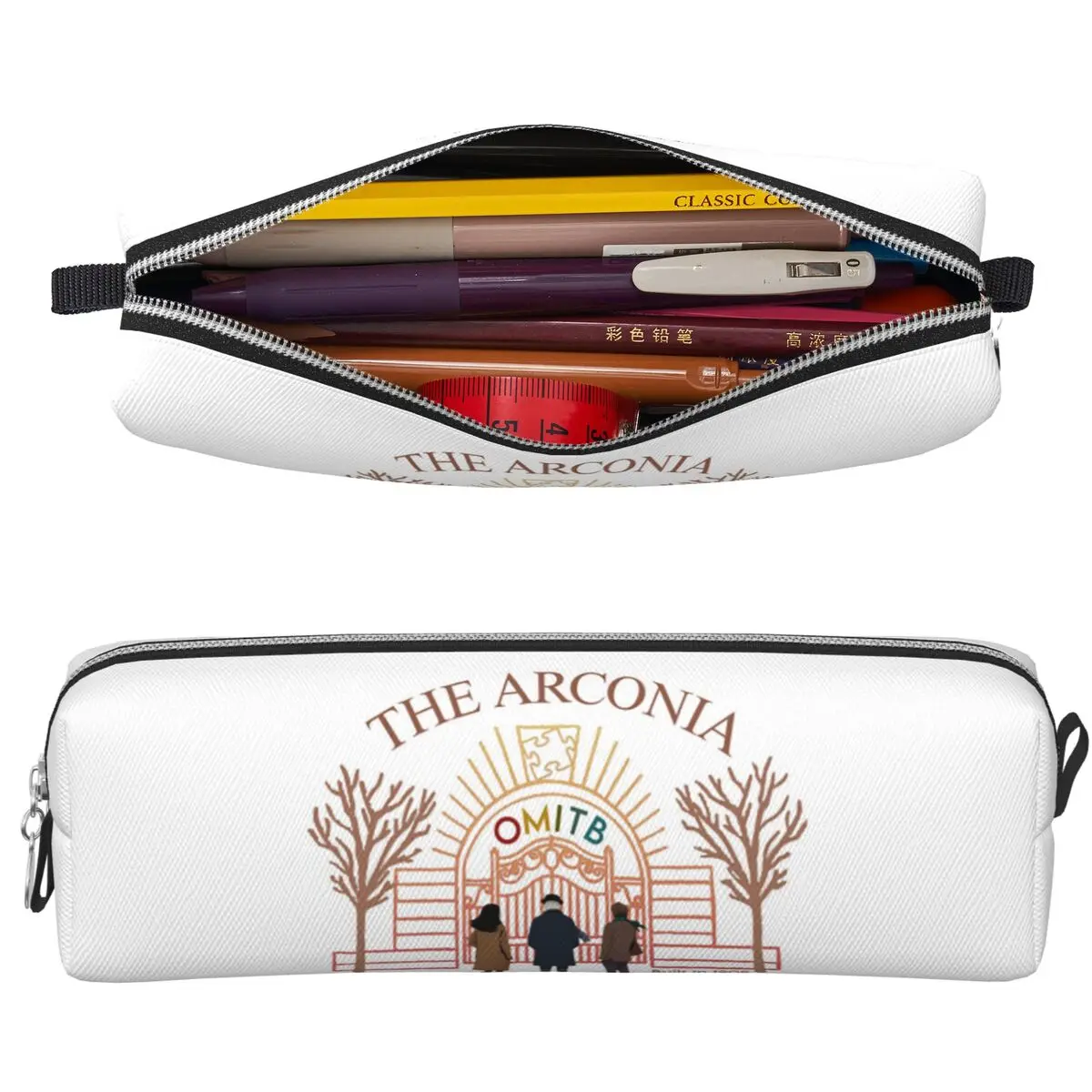 The Arconia Only Murders In The Building 1908 Pencil Cases Big Capacity Pen Bags Pen Box For Kids Pencil Pouch Cosmetic bag