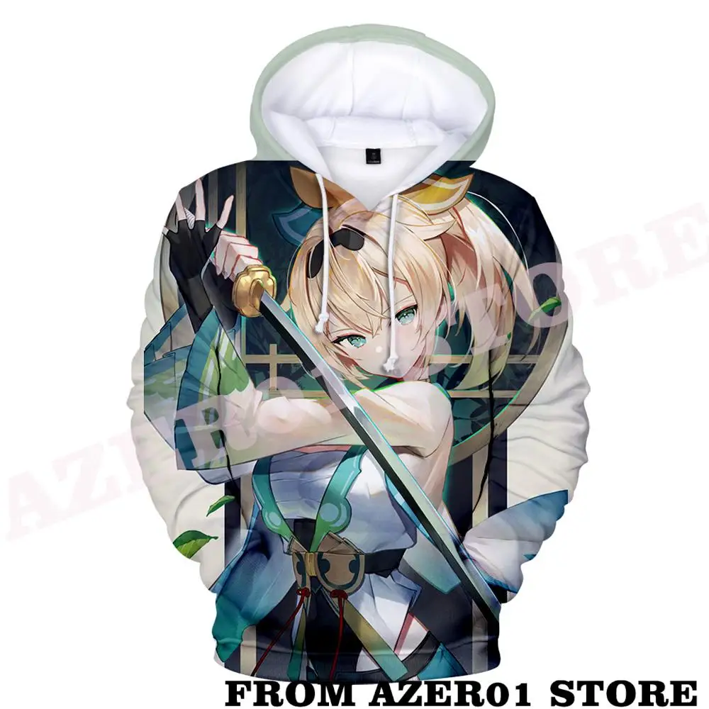 

HOLOLIVE VTuber Kazama Iroh Merch Hoodies Winer Suit Hoodie Sportswear Hooded Women/Men hooded Sweatshirt