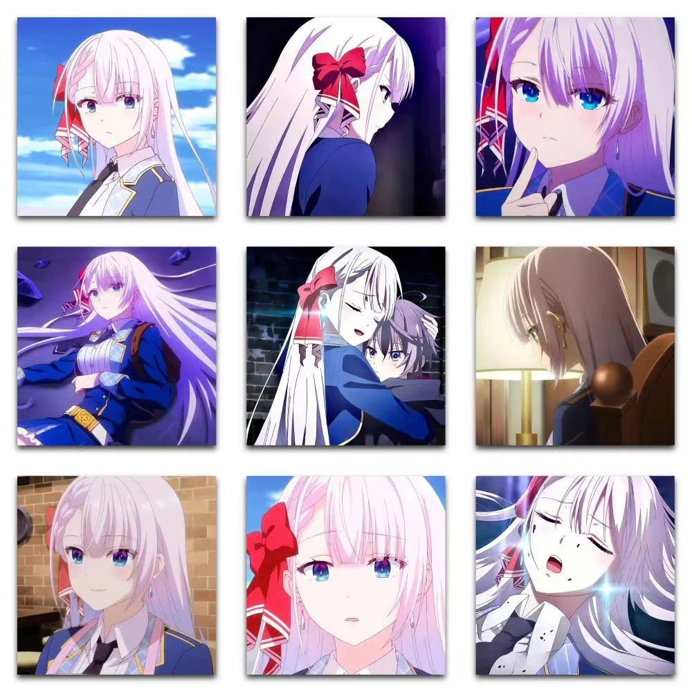 10/30/59pcs Seiken Gakuin No Maken Tsukai 스티커 Excalibur Academy의 악마 검 마스터 Riselia Ray Crystalia 스티커 장난감