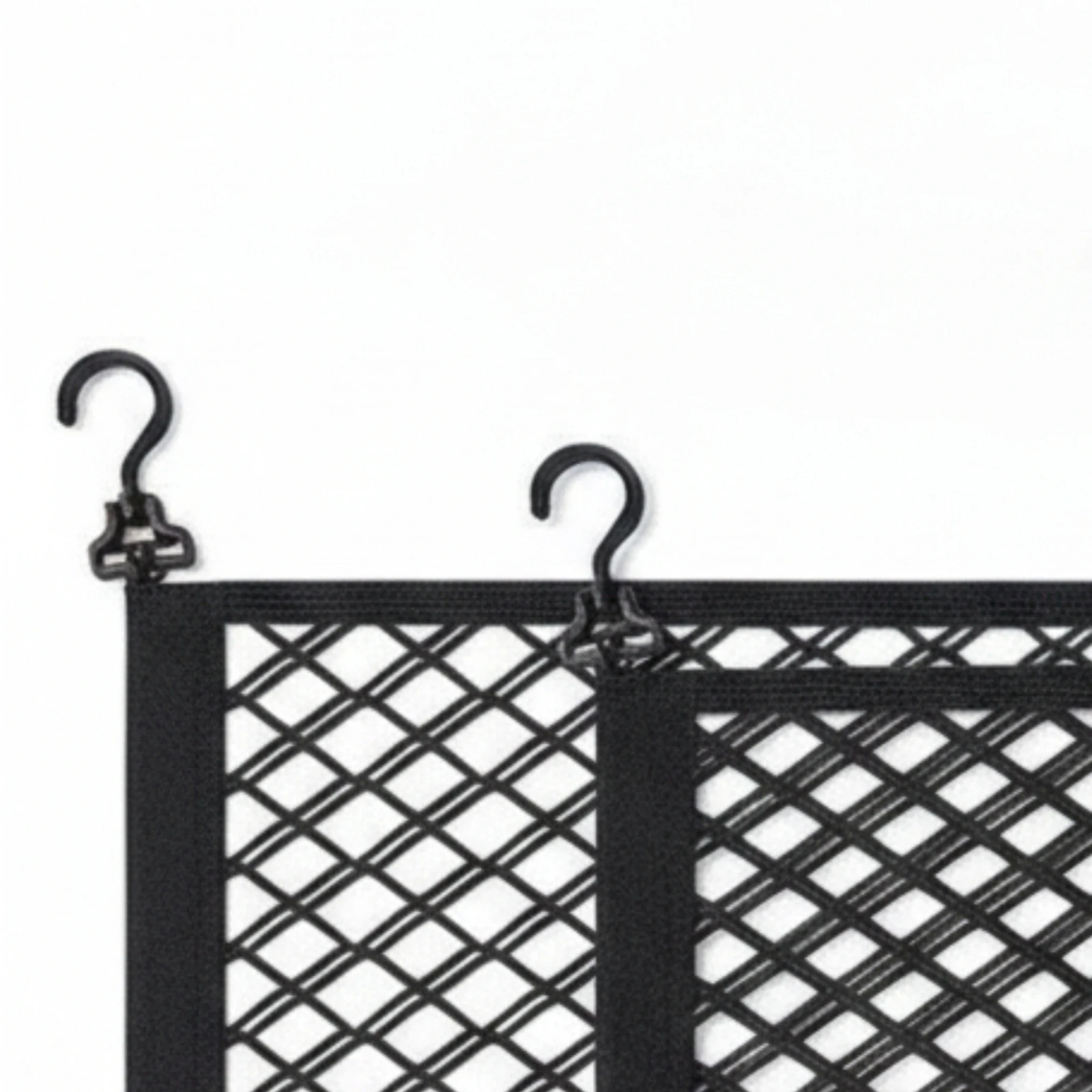 Elastic Cart Cargo Net Flexible Mesh Cargo Net with Hooks Easy to Install Heavy-Duty for Campers, Camping, Gardening