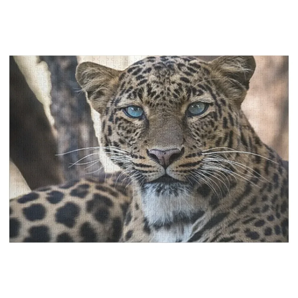 

Leopard Watching You! Jigsaw Puzzle Personalised Toys Iq Name Wooden Toy Puzzle