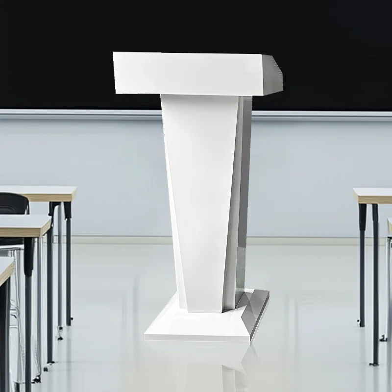 

Stainless Steel Lecture Desk Restaurant Welcome Desk Reception Lecture Presiding Lecture Consulting