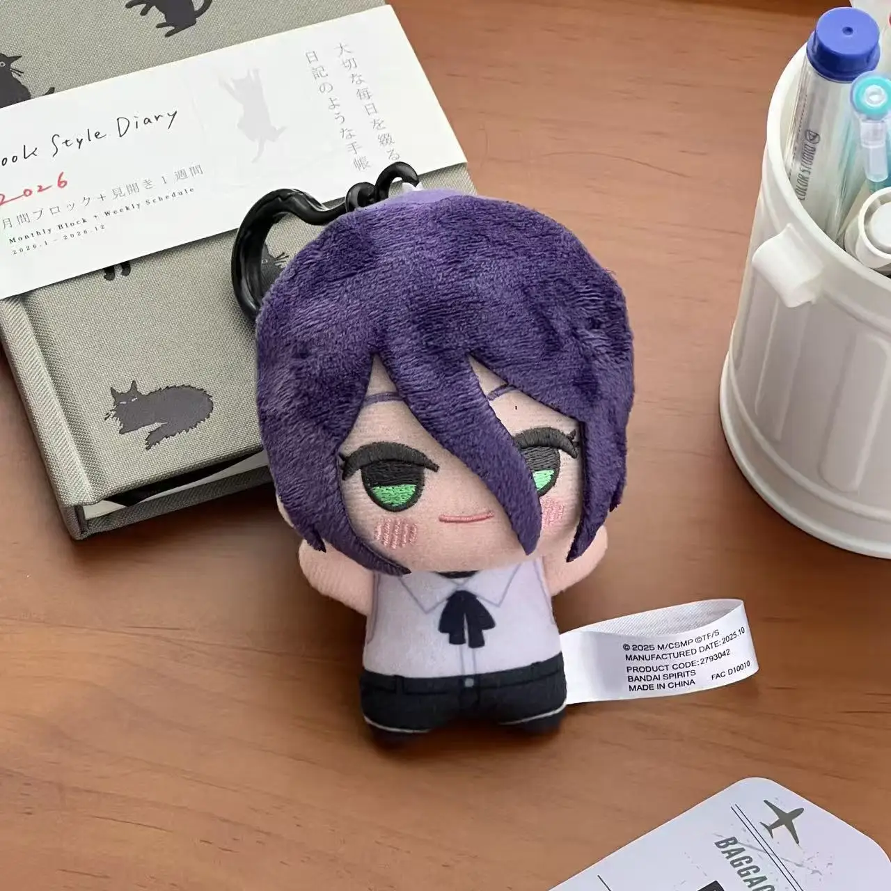 رأى Denji Angel Reze Hayakawa Aki Plushie تأثيري أنيمي الكرتون لطيف شعاع الشكل المعبود قلادة المفاتيح التميمة هدايا عيد الميلاد