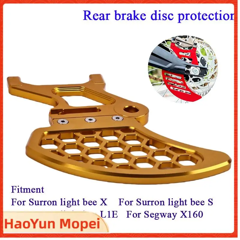 Hot sales Electric Motorcycle CNC Rear Brake Disc Protective Cover For off-road motorcycle