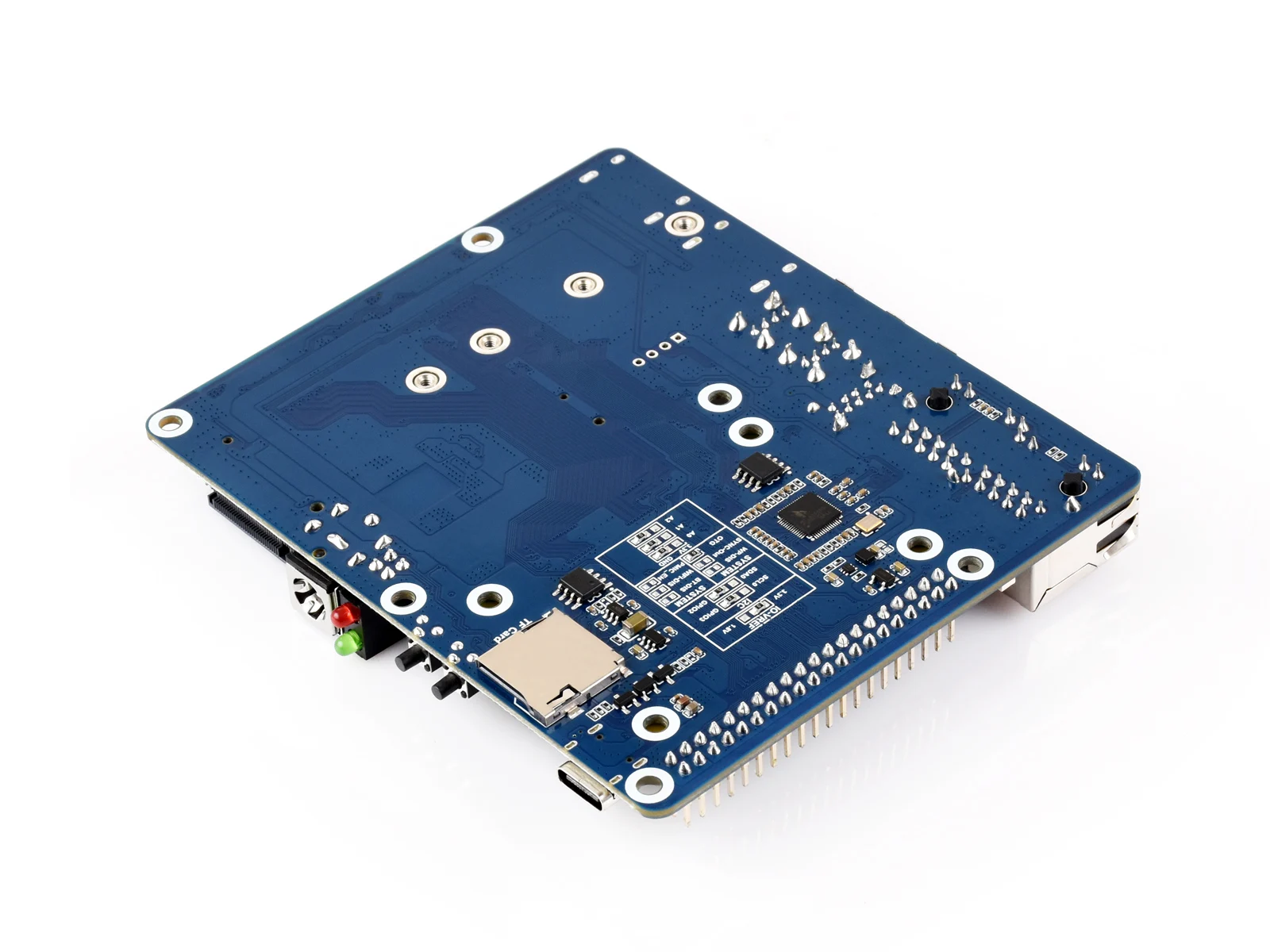 Waveshare Gigabit/2.5G Dual Ethernet Base Board For Raspberry Pi CM5, Dual RJ45 Ethernet Ports, Supports Dual 4K Display Outputs