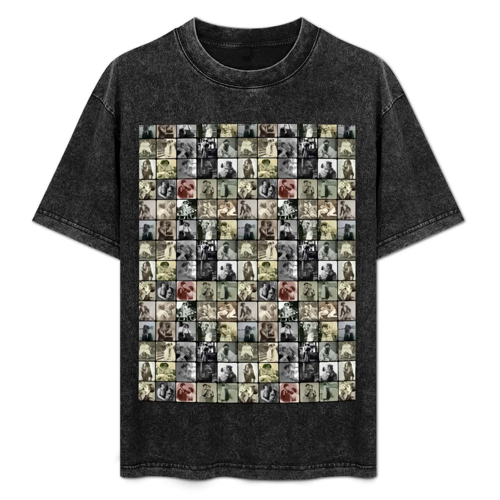 

Vintage Lesbian Collage From Bent Sentiments T-Shirt Work Comfort T-Shirt for Men