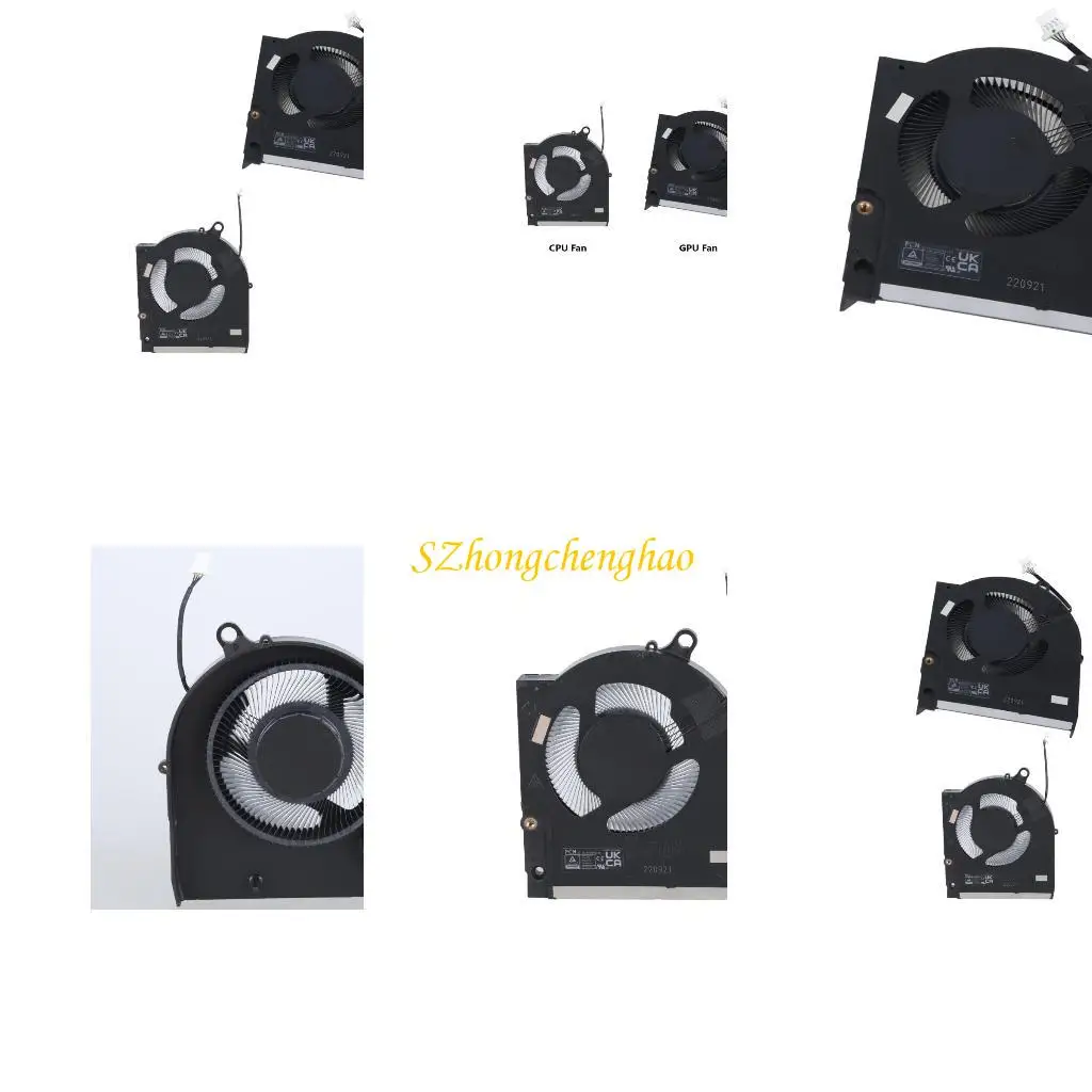 

Replacement Laptops Cooling Fan DC12V 0.48A 4Pin CPU GPU Radiators for M15 M15R7 601D