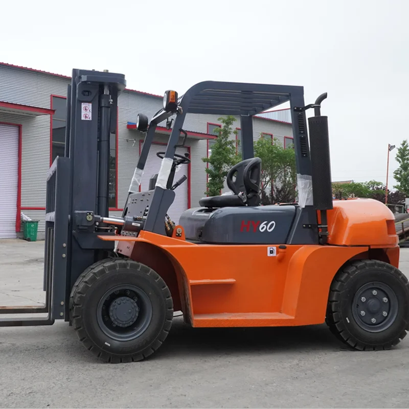 Diesel Forklift 3 Tons 5 Tons 7 Tons Two-Wheel Drive Multi-Functional Handling Equipment Lifting Hydraulic Four-Wheel Forklift