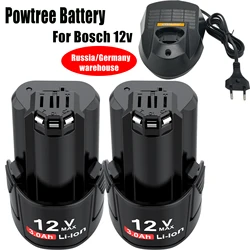 10.8V 12V 3000mah Li-ion Rechargeable Battery for BOSCH BAT412A BAT413A D-70745GOP 2607336013 2607336014 PS20-2 battery Charge