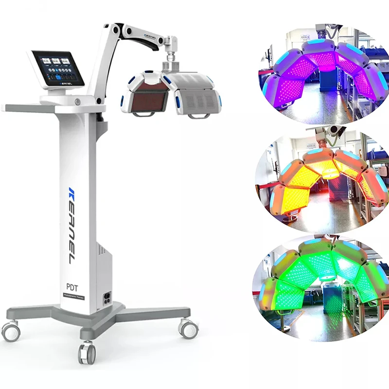 Kernel KN-7000A Professional PDT red + blue + infrared PDT machine phototherapy face led light photodynamic skin machine