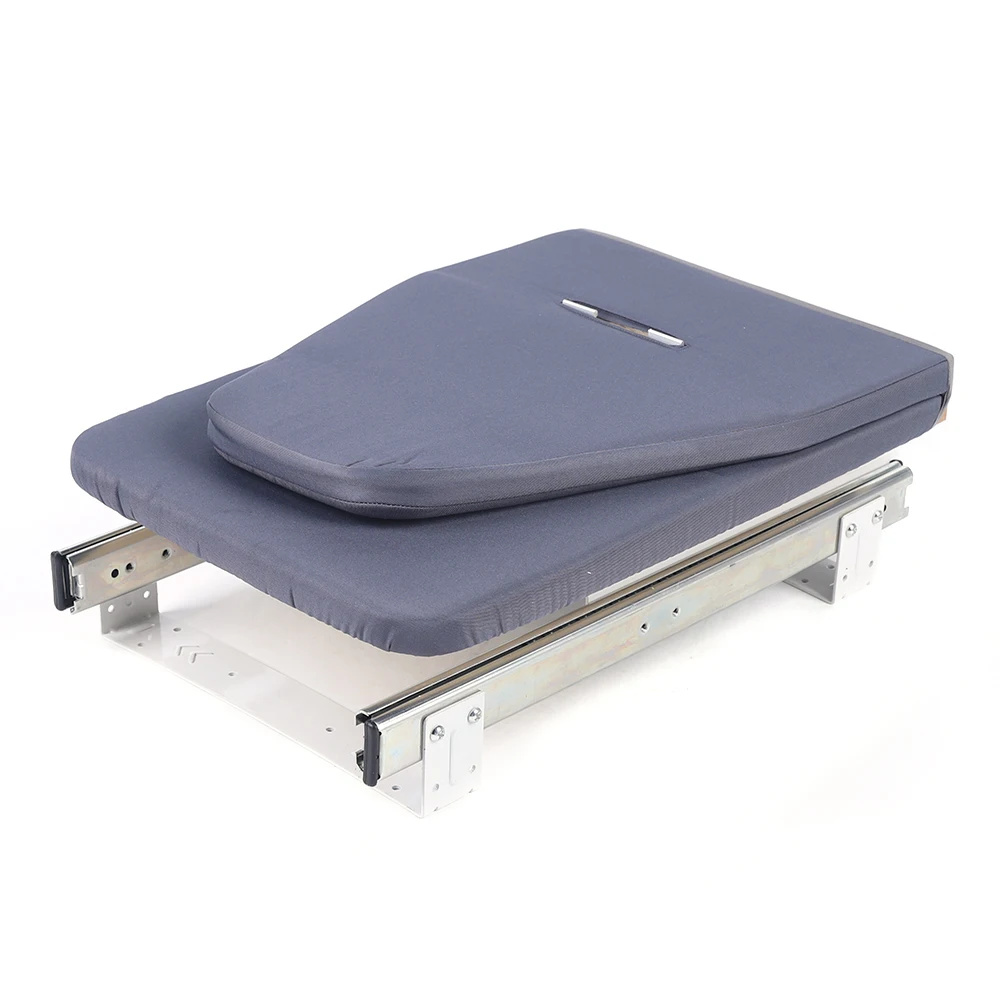 Retractable Pull Out Ironing Board Closet Sliding Out Swivel Iron Board with Heat Resistant Ironing Cover in Cabinet for Small