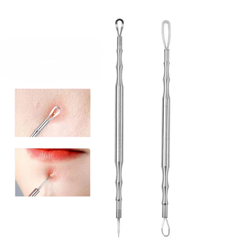 

Blackhead Remover Acne Tool Pimples Removal Needles Extractor Tweezers Pore Cleaner Comedone Remover Face Deep Cleaning Tool