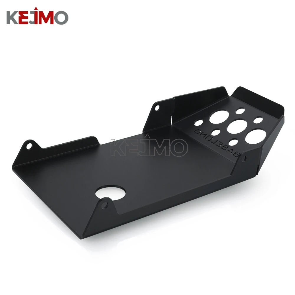 For BMW K75 K100 K1100 K1200 Cafe Racer Motor Accessories Skid Plate Engine Guard Chassis Protection Cover K 75 100 1100 1200 view 3