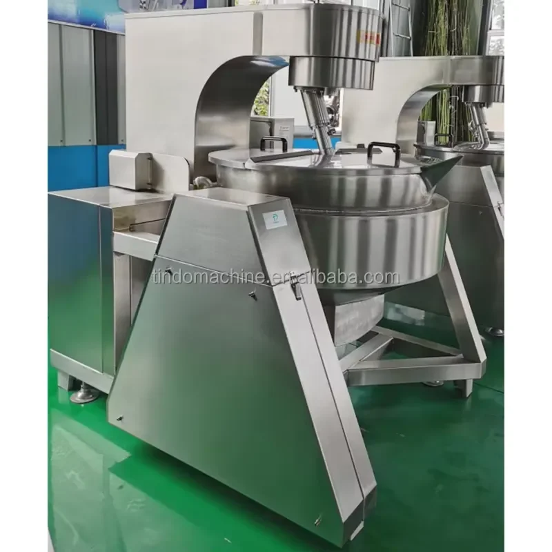 Industrial Vacuum Jacketed Kettle for Steam Cooker Jacketed Pot with Agitation for Corn Syrup Sugar Syrup Mixing and Cooking