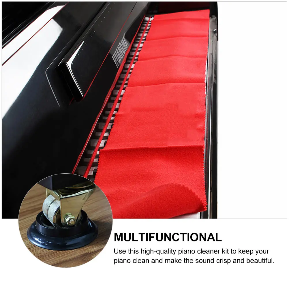 

Accessories Piano Cleaning Set Instrument Supplies Dedicated Upright Key Cloth Foot Cover