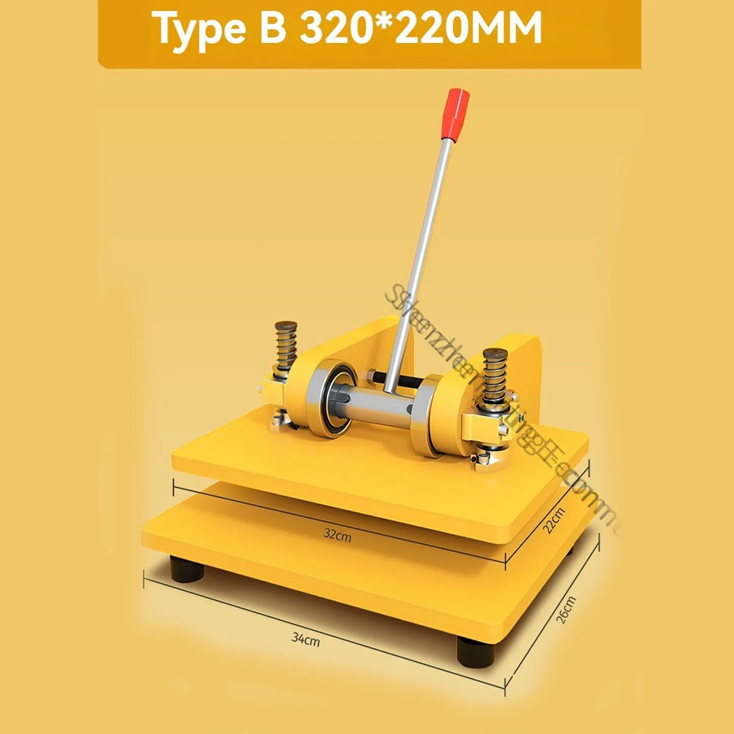 B type 320x220mm Heavy and enlarged Handmade Manual DIY Adhesive Fabric Leather Sample Knife Mold Stamping Die-cutting Machine