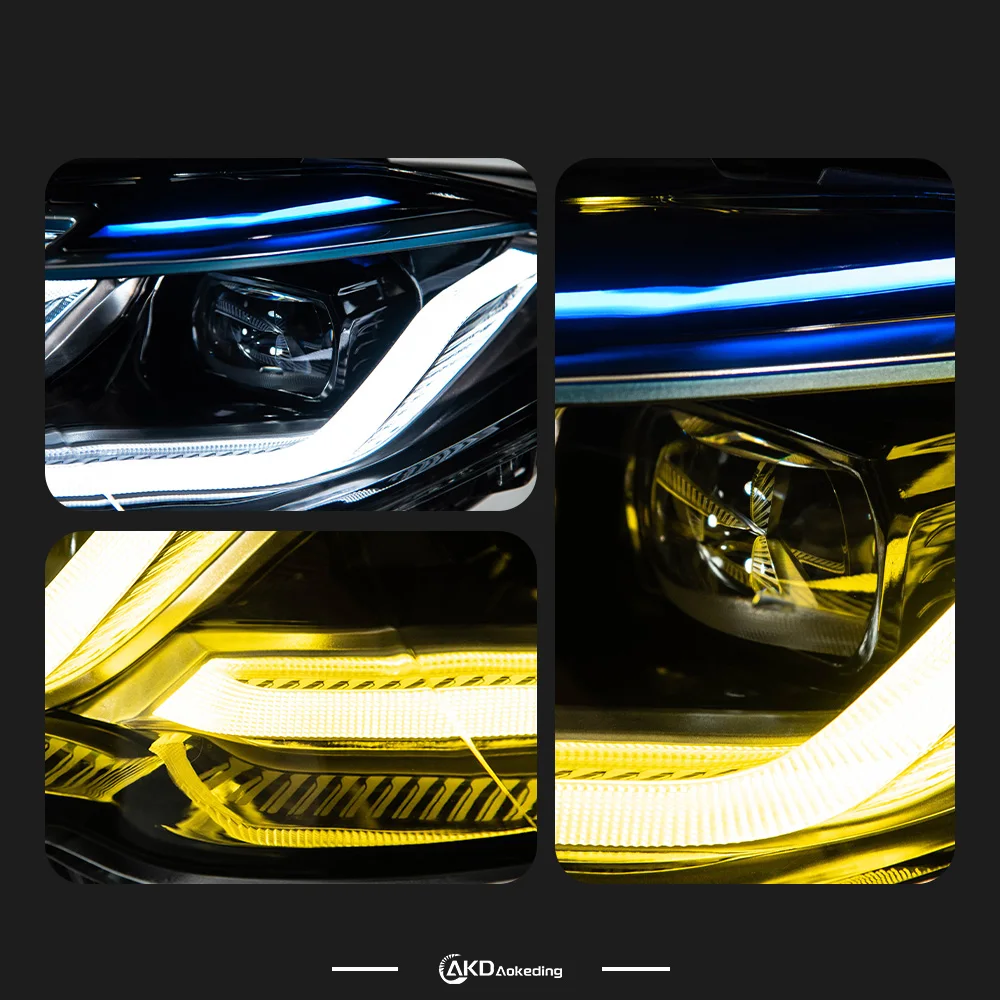 Car Lights For BMW F10 F18 5 Series 2011-2016 LED Auto Headlight Assembly Upgrade Newest M5 Competition LHD RHD Accessories
