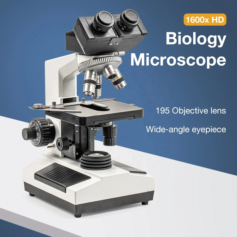 Wholesale Optical Compound Stereo Microscope Educational School Laboratory Binocular Microscope Biological Microscope for Lab