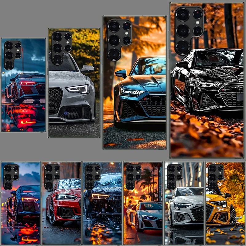 Bagged Car Lovers-RS Phone Case For Samsung Galaxy S24 S23 S21 S20 FE S22 S26 Ultra S25 Edge S10 Plus Cover Clear TPU Capa Shell