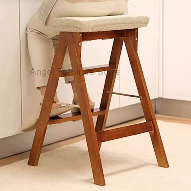 Scaffolding Compact Step Stools Wooden Platform Roof Kitchen Bathroom Ladders Multifunction Window Escada Dobravel Furnitures