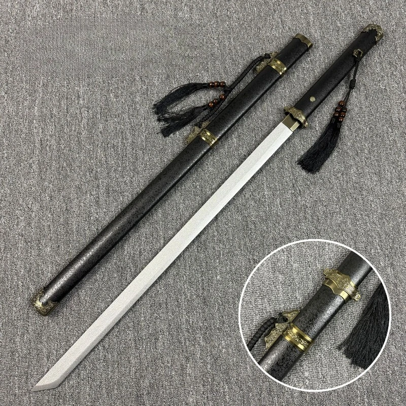 Espadas maestras de 102,5 cm/40,35 pulgadas, periféricos de Anime Katana de madera, creatividad, Cosplay coleccionable con vaina, modelo de accesorios, juguete al aire libre