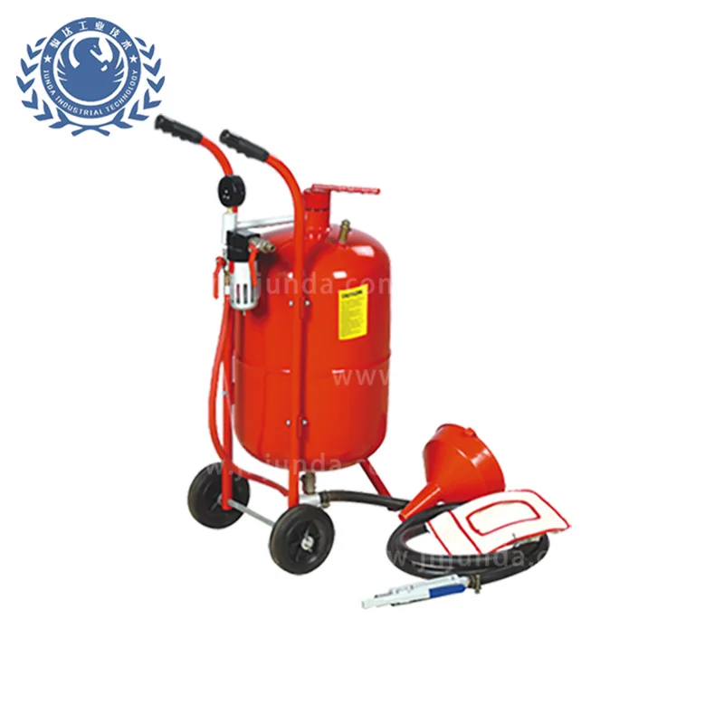 

Right Price Dry Sandblasting Equipment Portable Sandblaster Wheel High-Performance Sandblaster Pot For Rust Removal