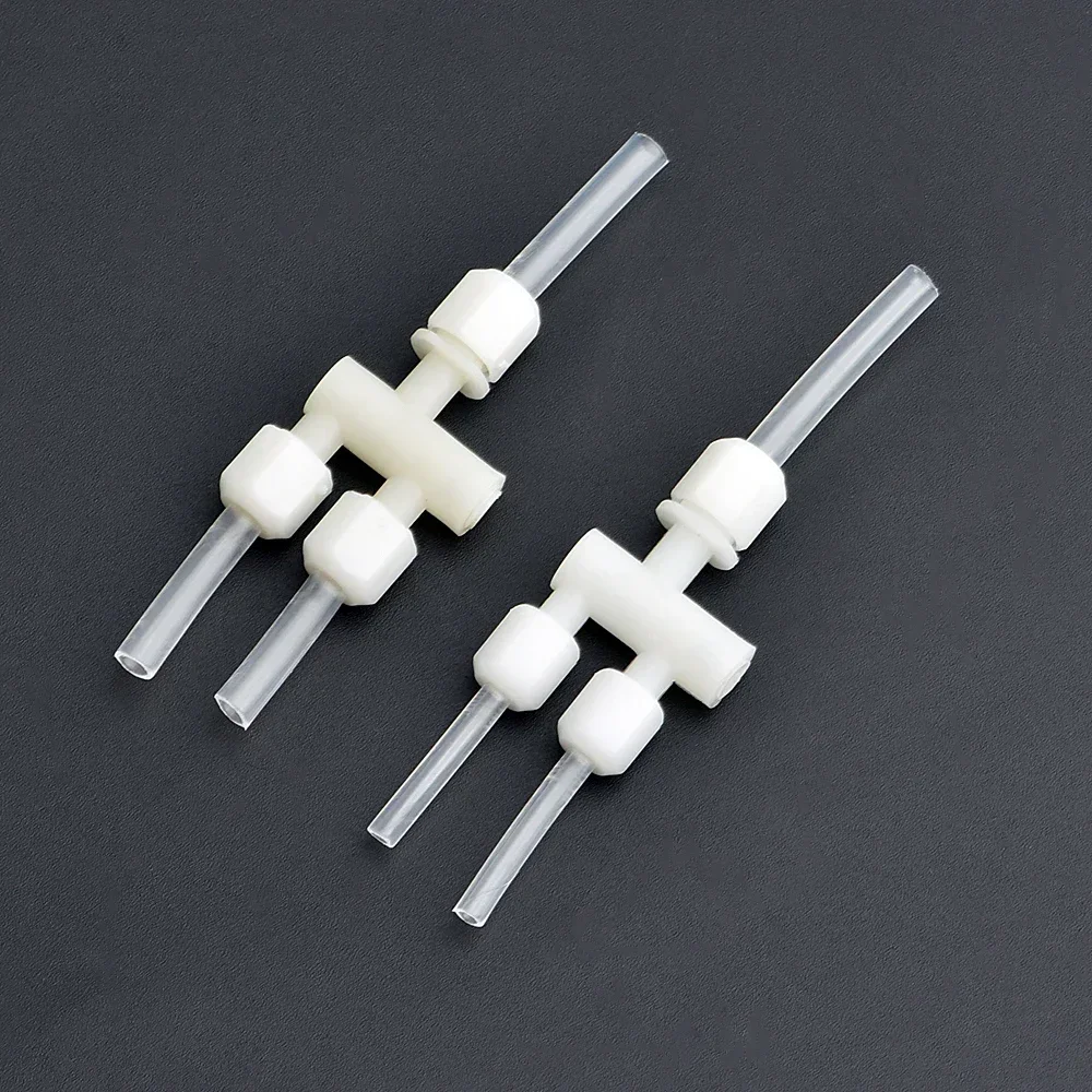 1/20Pcs Y Shape 3 Way Ink Tube Connector 3-way Hose Joint Tube Ink Hose Connector Connecting Pipe 3 Ways Ink Pipe Connector