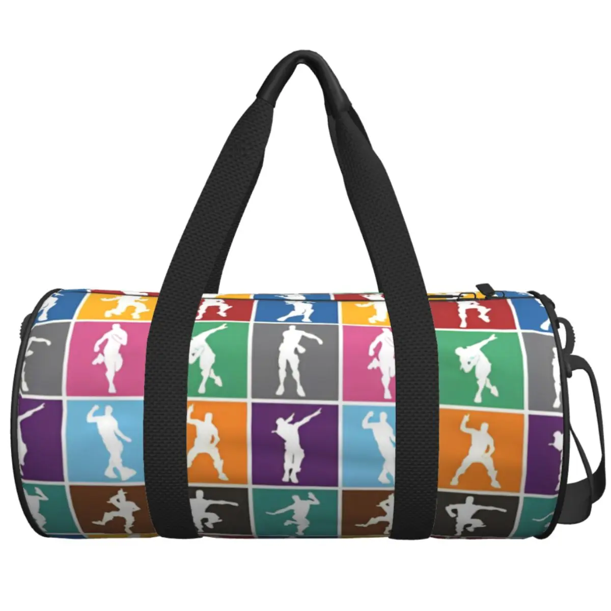 

Battle Royale Victory Dance Rainbow Lattice Gym Bag Travel Training Sports Bags Men Custom Large Fitness Bag Outdoor Handbags