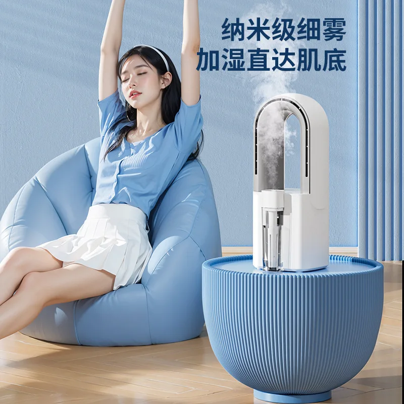 New USB Desktop Fan, Small Water-cooled Fan, Air Conditioner, Office Dormitory Spray Humidification Chiller
