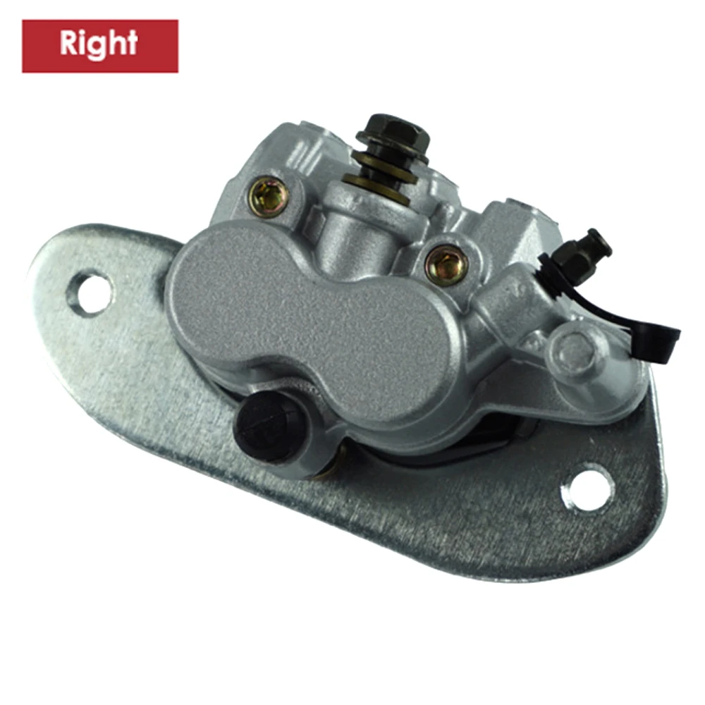 Refit Motorcycle Rear Left Right Brake Caliper Disc Brake Pump Adapter With Pads For Yamaha Rhino 700 4X4 2008-2013