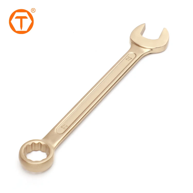 Safety 27mm 32mm Aluminum Bronze Spanner Non Sparking Tools Combination Wrench