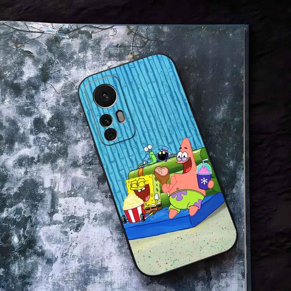 SpongebobS Phone Case For Xiaomi Redmi POCO X5 M5 F3 X3 GT M4 M3 X4 NFC 10Pro Note 11 11T 10 9 Pro Cover