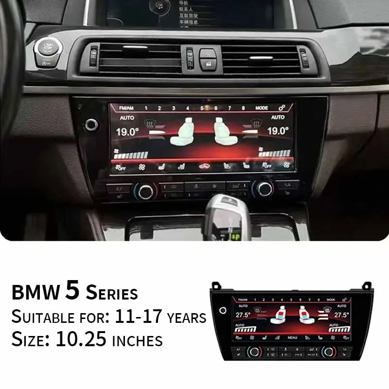 

Fit for BMW 5 Series X1/X3/X3M/X4/X4MX5 LCD Air Conditioning Board IPS Climate Temperature Control Touch Screen AC Panel