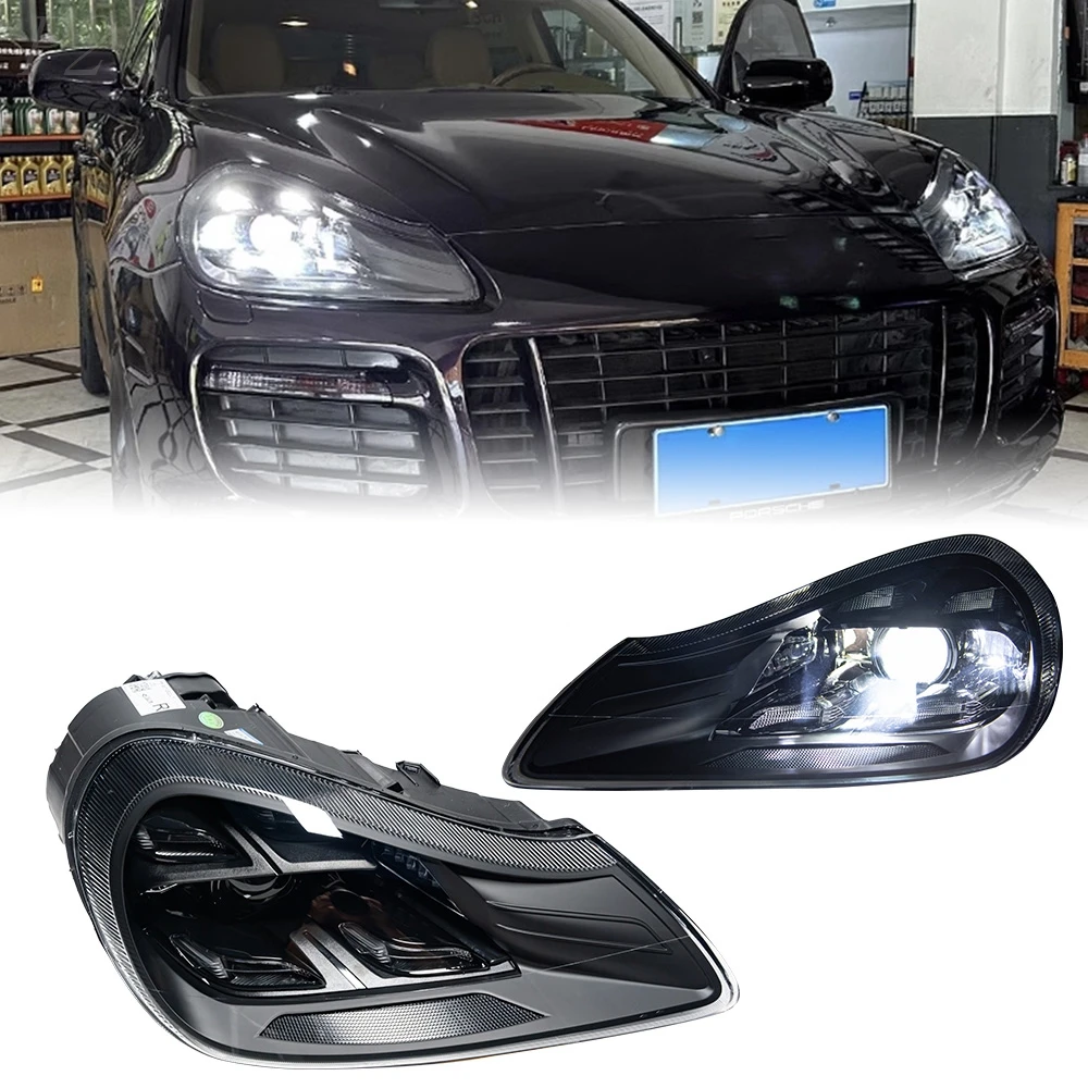 Headlight For Porsche Cayenne 957 2007-2010 Car автомобильные товары 12V H7 LED DRL Supplies Xenon Len Hella Hid Car Accessories