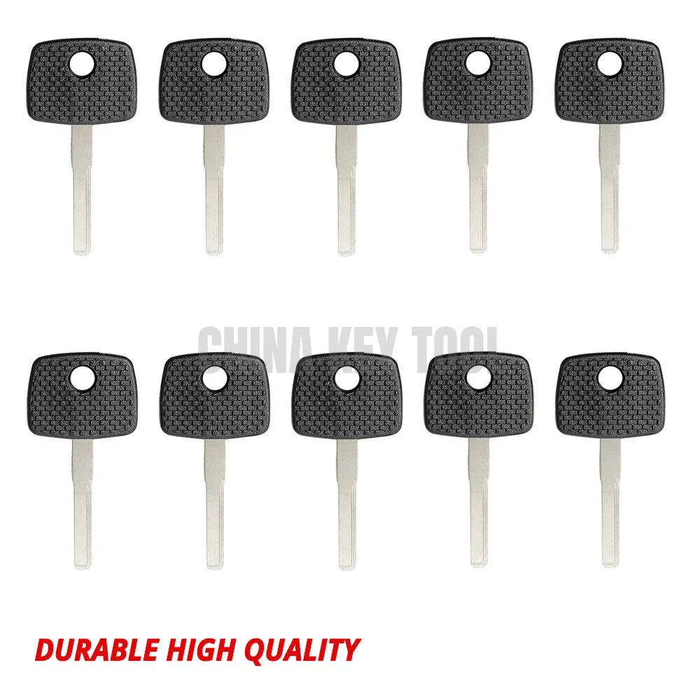 10X Transponder Key Shell Case For Mercedes With Blade HU64 With Chip Holder