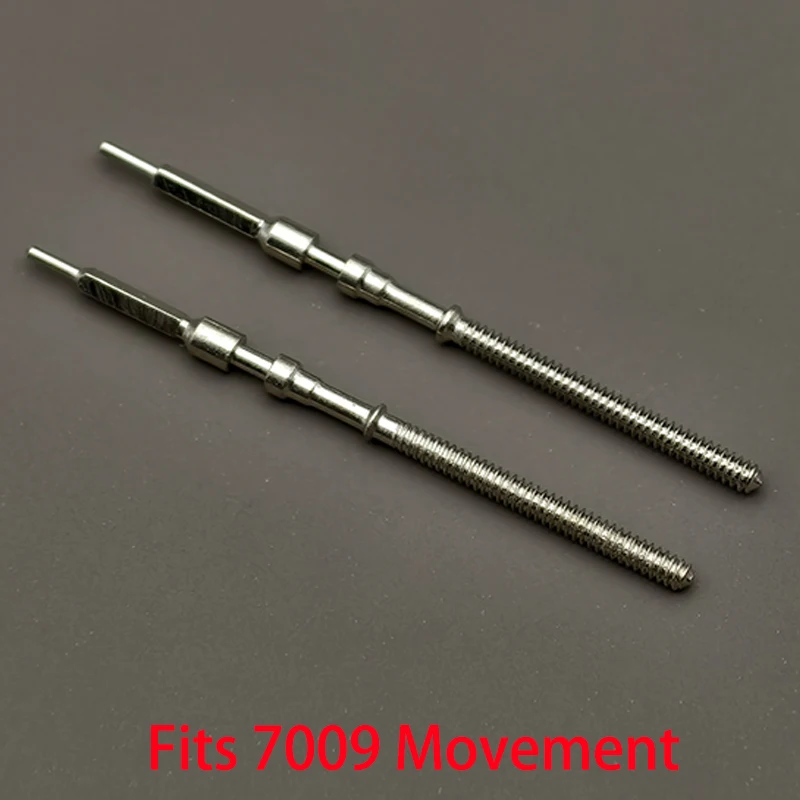 2PCS/4PCS 7009 Stainless Steel Crown Movement Crown Stem Fits For 7009 Automatic Mechanical Movement Stem Watch Replace Parts