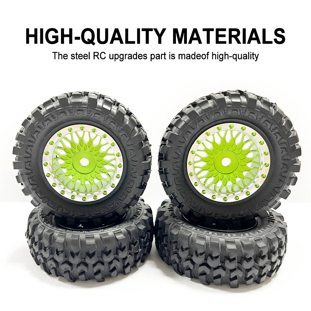 RCGOFOLLOW 4x Plastic Wear-resistant Wheel Rims Tyre For 1 24 Rc Wheel Rims Tyre ECX Barrage RC Car Part RC Car