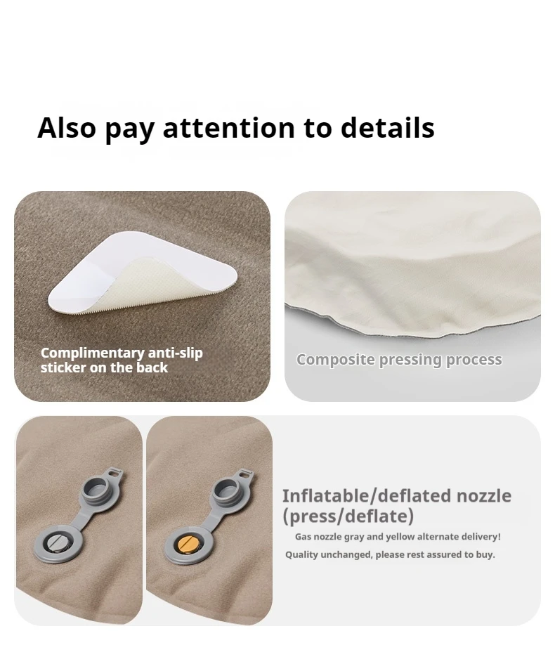 Naturehike Aufblasbares Kissen 3D-Schaumstoff Ultraleichtes Tragbares Campingkissen Outdoor Nackenschlafkissen Leises Selbstaufblasendes Reisekissen – Detail 13