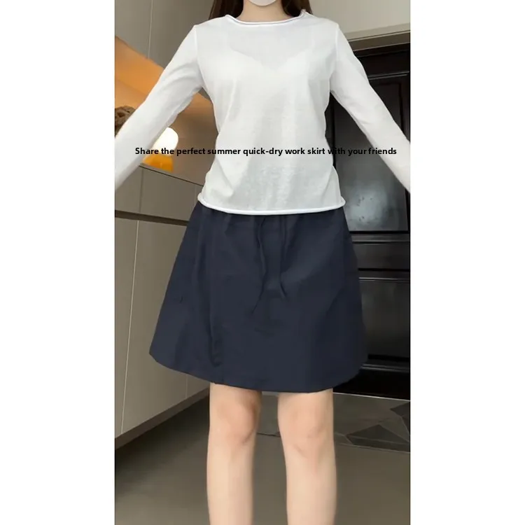 Hoge taille patchwork berg dames zomer casual outdoor vijfkwartbroek rechte pijpen wijde pijpen ket detail cargo rok...