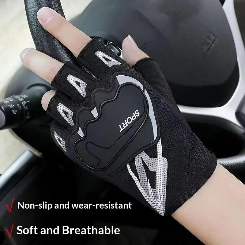 Motorcycle Gloves 1Pair Breathable Design for Motocross with Touch Screen Compatibility