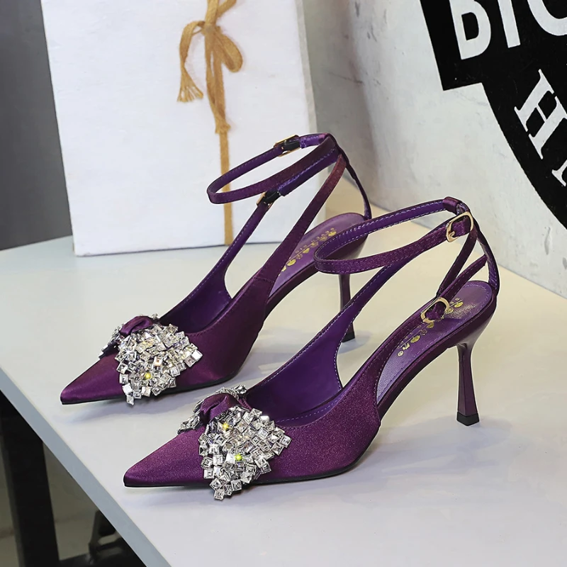 Women Champagne Lace Bow Pointed Toe Pumps Embroidered See-through Mesh Thin Stiletto Heels Fairy Bridal Wedding Elegant Banquet