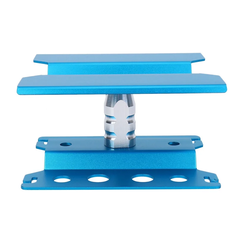 Daily 2X Metal RC Car Workstation Work Stand Repair 360 Degree Rotation For 1/8 1/10 1/12 1/16 Scale Models,Blue
