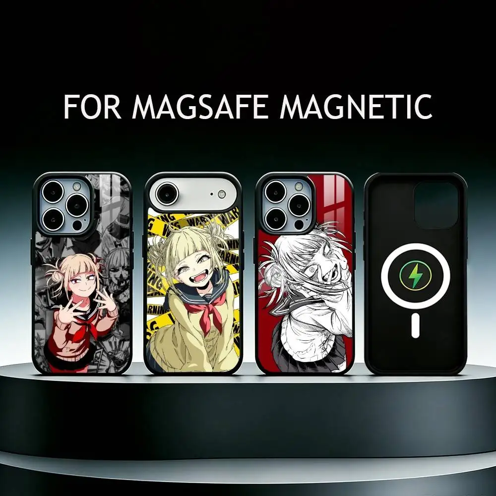 

My Hero Academia Toga Himiko Phone Case For iPhone17,16,15,14,13,12,11 Plus,Pro Supports Magnetic Wireless Charging