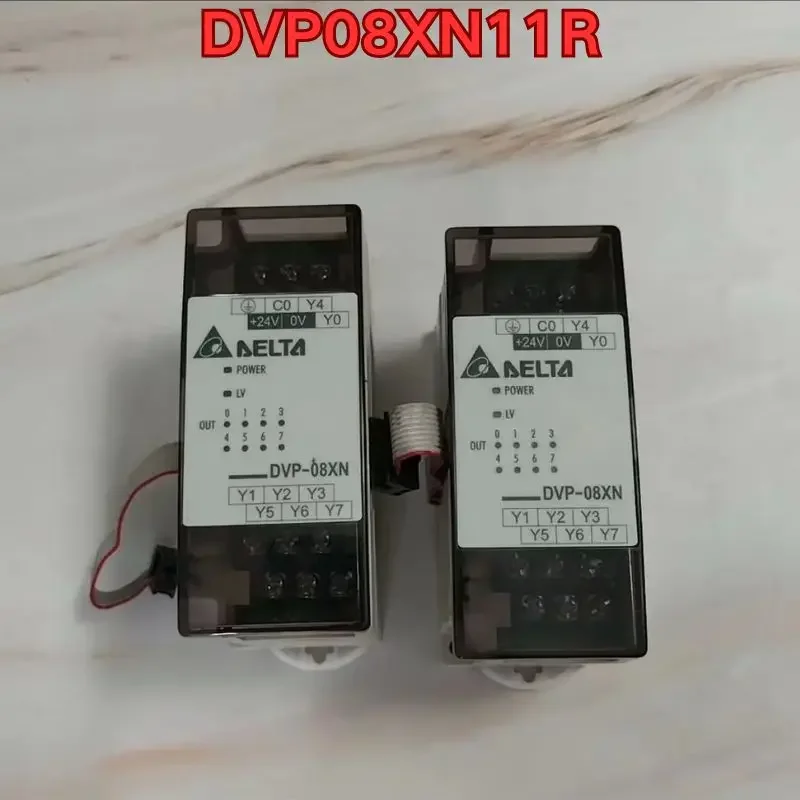 Second-hand PLC module DVP08XN11R function test is normal