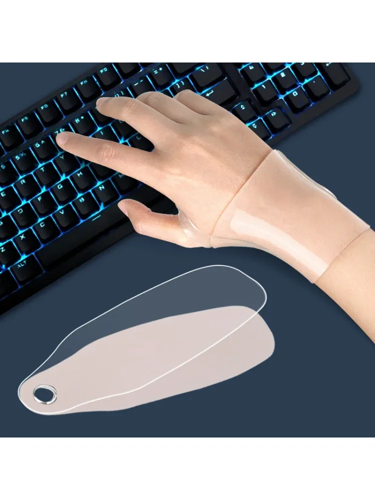 SEBS Gel Gloves with Silicone Wristguard Sprain Mouse Wrist Protection Sports Personal Use for Men and Women