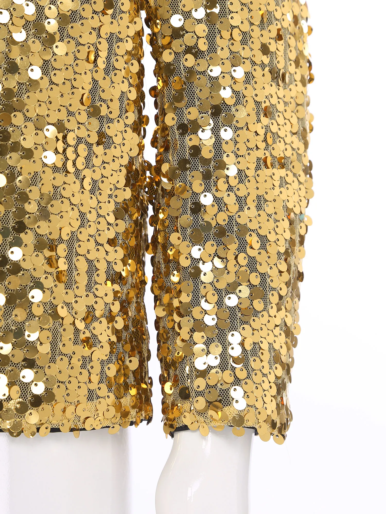 Jongen streetwear kinderen sprankelend prestatie kostuum blazer heren pakken jassen formele pailletten jas kinderen feestoutfit