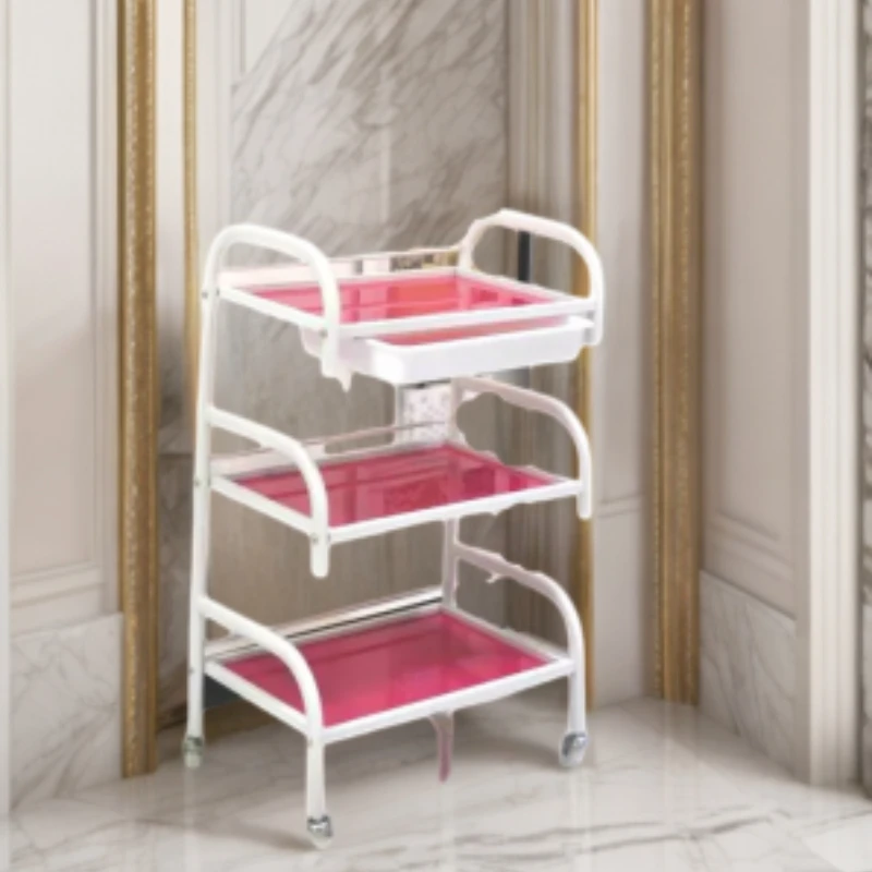 

Trolley Cart Beauty Car Bedside Bedroom Kitchen Salon Carrello Carrito Auxiliar Organizador De Belleza Organizador Ruedas