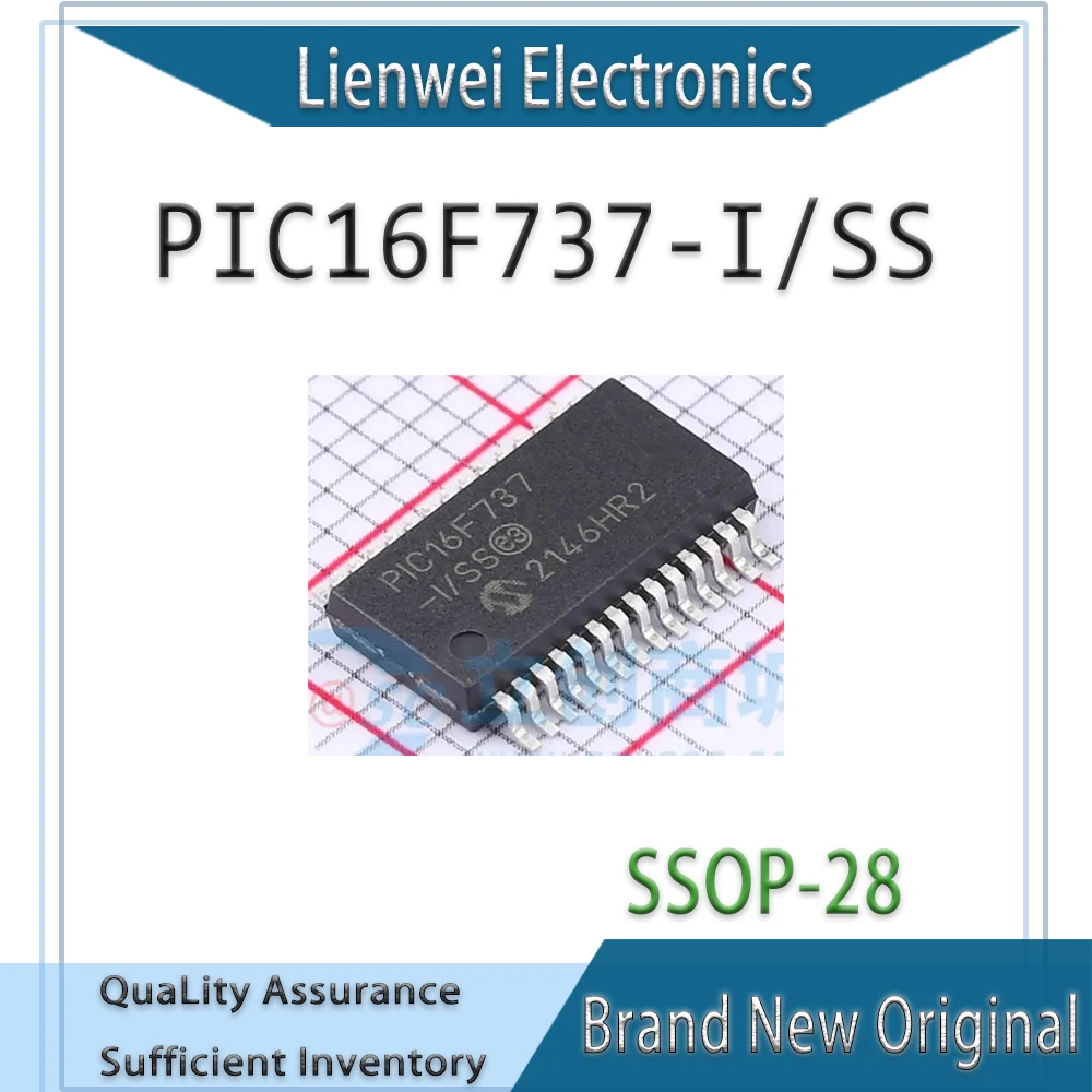 

100% New Original PIC16F737 PIC16F737-I/SS IC MCU Chipset SSOP-28