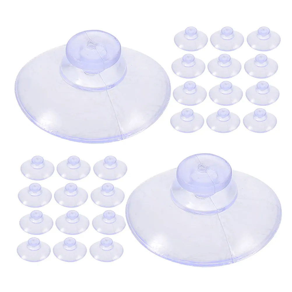 

200Pcs Glass Table Suction Cup Hooks Transparent Small Suction Cups for Smooth Surfaces Windows Mirrors Strong Load Bearing